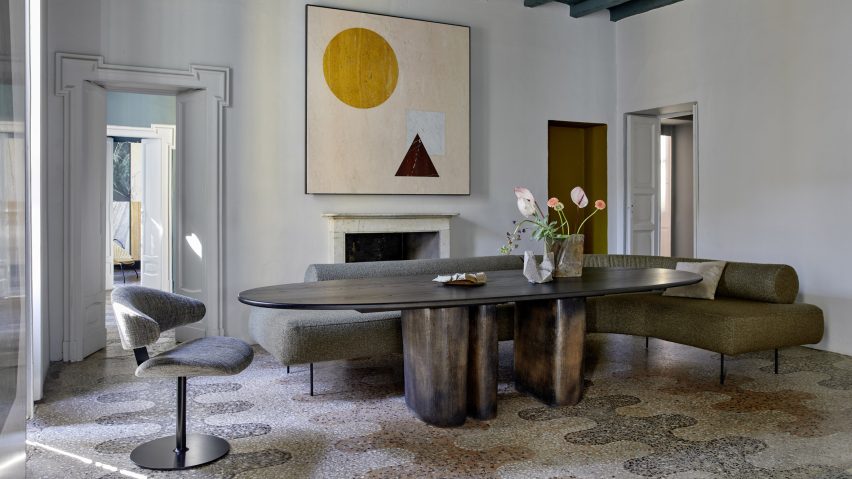 Display of new furniture collection
