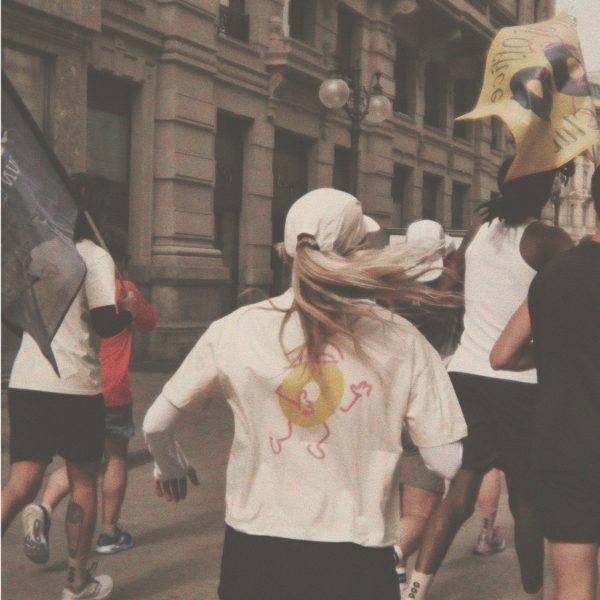Photo of people running