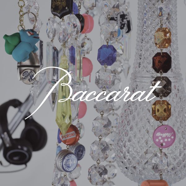 Photo of glassware with Baccarat logo