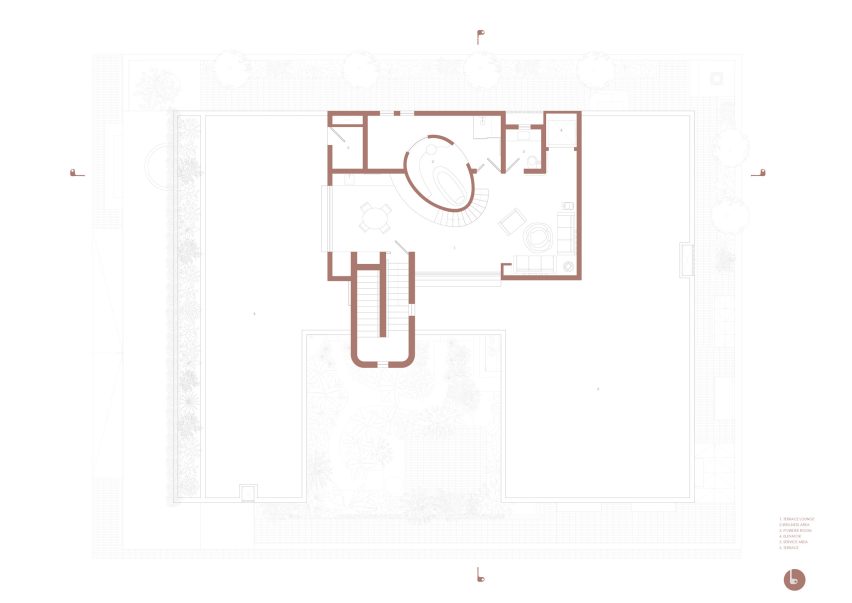 Drawings of Amaltash, a residence by Design ni Dukaan