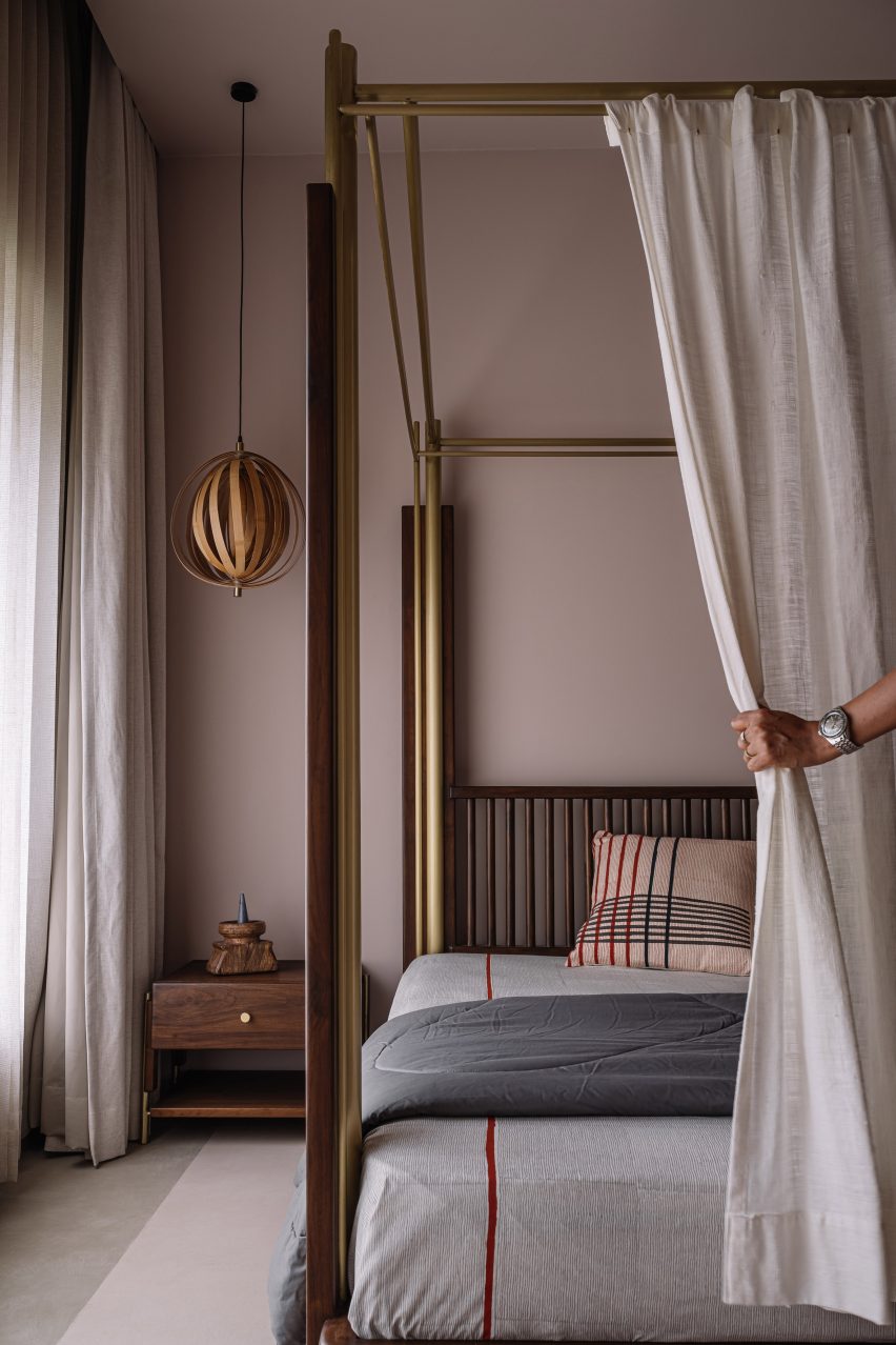 Interiors of Amaltash, a geometric Gujarat residence by Design ni Dukaan
