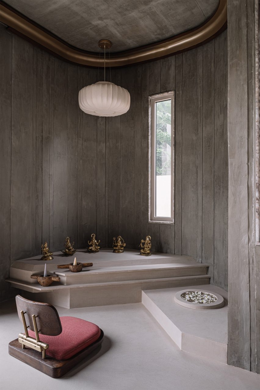 Interiors of Amaltash, a geometric Gujarat residence by Design ni Dukaan