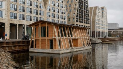 Bedding 1 floating community space by Arcgency and MAST in Copenhagen, comments update