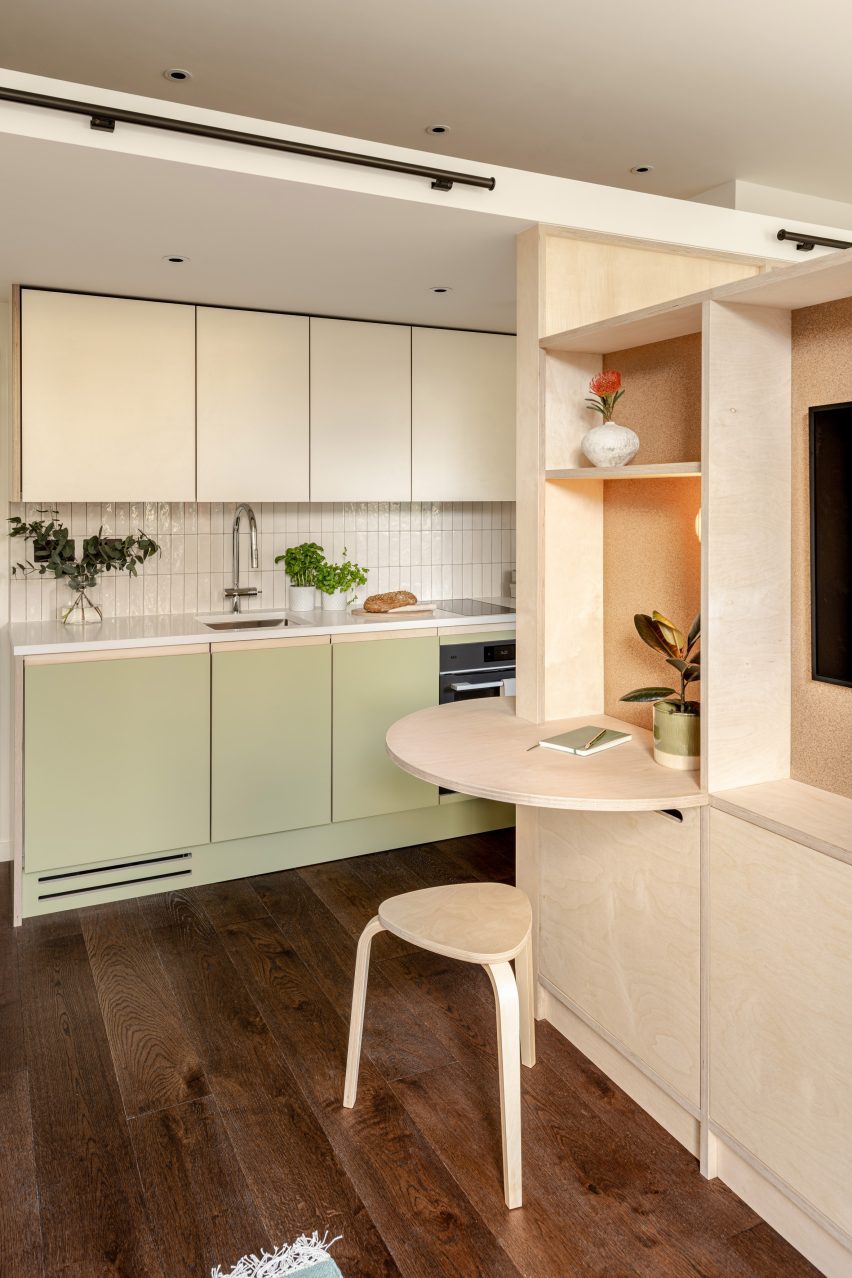 Micro flat in London by CIAO