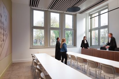 Judicial training rooms