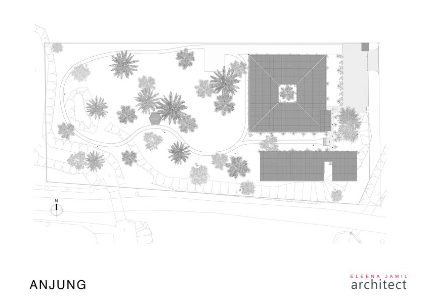 Plan of Anjung by Eleena Jamil