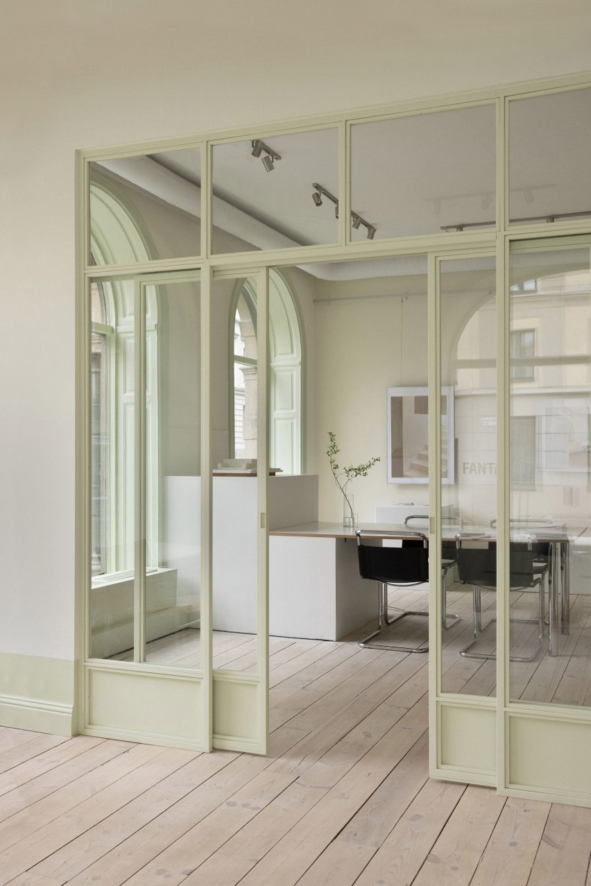 Real estate agency Fantastic Frank's showroom in Stockholm, designed by ASKA