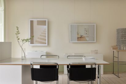 Real estate agency Fantastic Frank's showroom in Stockholm, designed by ASKA