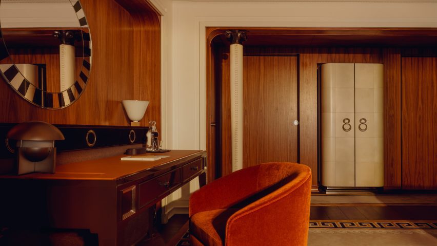 Interiors of Orient Express Corinthian sailing yacht by Maxime d'Angeac