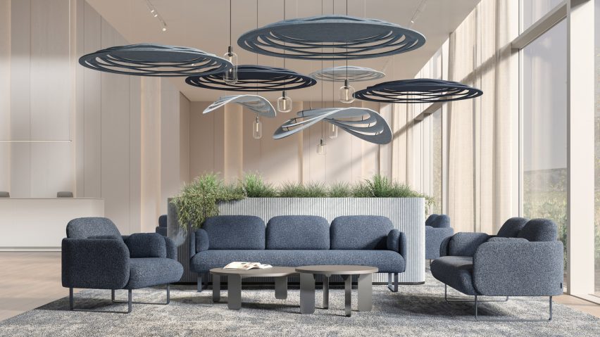 Kite acoustic panels by MUCNYC for Narbutas