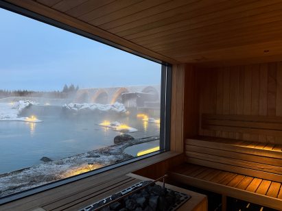 Dry sauna in Iceland
