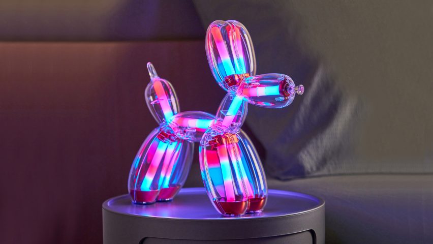 Balloon Dog light from Chromatic Collection by Jeff Koons for Lexon