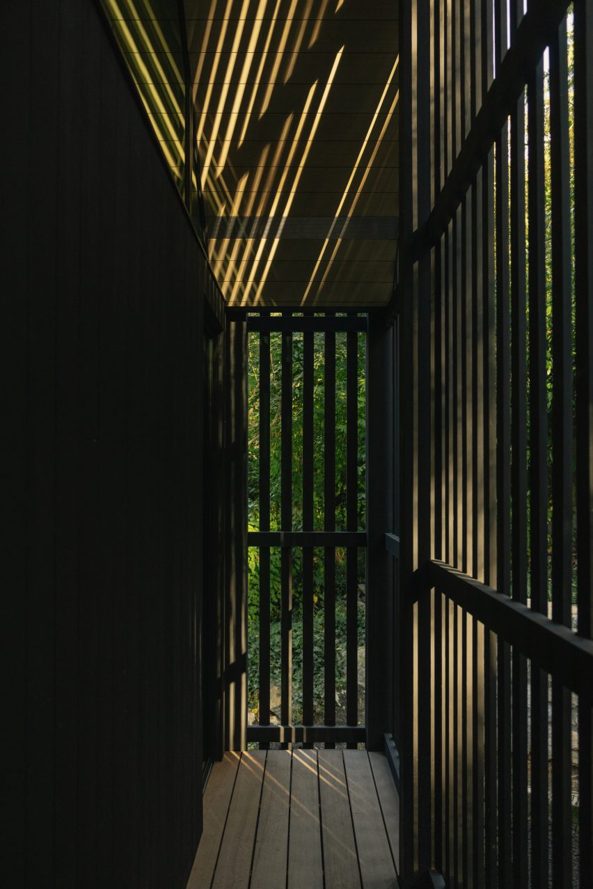 Little Giant Office Interior cabin on Vancouver Island