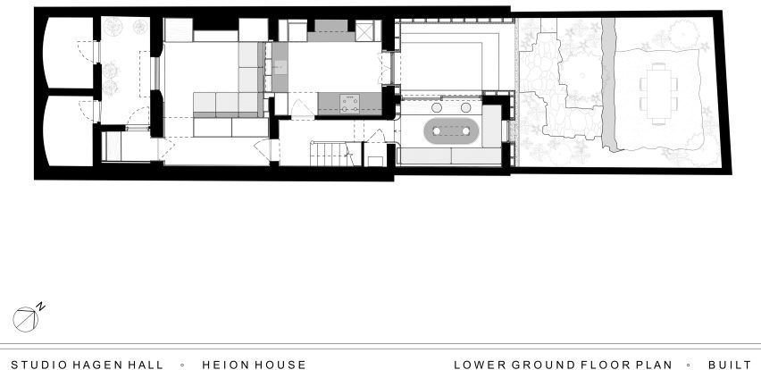 Lower ground floor plan
