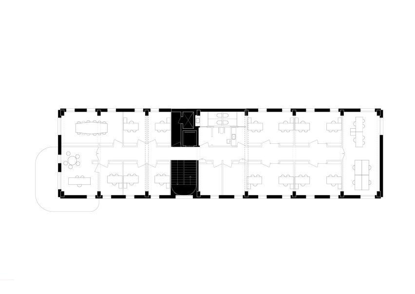 Plan of Calasparra Town Hall by MACH