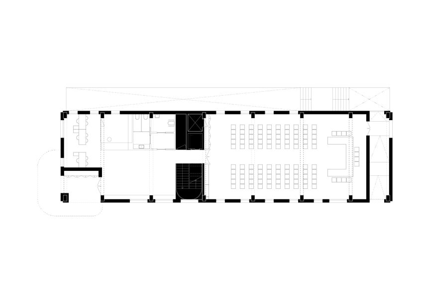 Plan of Calasparra Town Hall by MACH