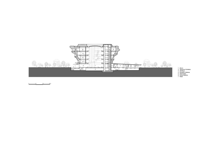 Section of Hainan Science Museum by MAD
