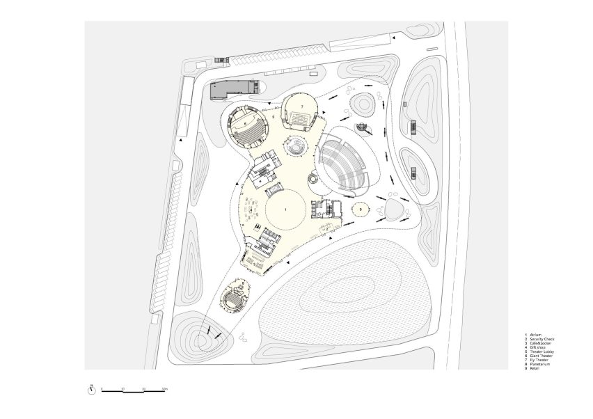 Plan of Hainan Science Museum by MAD