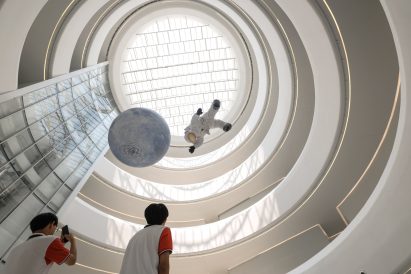 Atrium at the Hainan Science Museum in China
