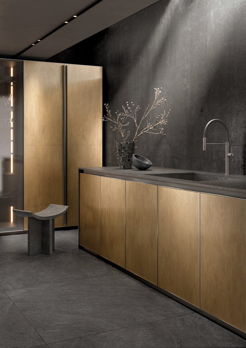 Metamorphoses wall covering by Oliver Laric and Ceramiche Refin