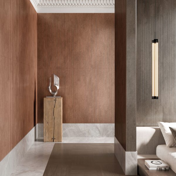 Metamorphoses wall covering by Oliver Laric and Ceramiche Refin