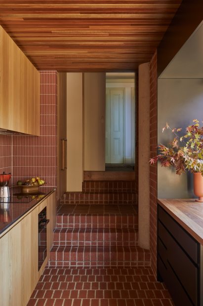 Kitchen interior at Melbourne home updated by MRTN Architects