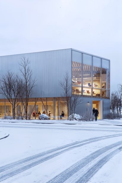 The Museum of Furniture in the snow