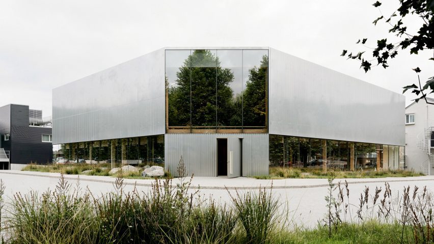 IKEA museum with large windows
