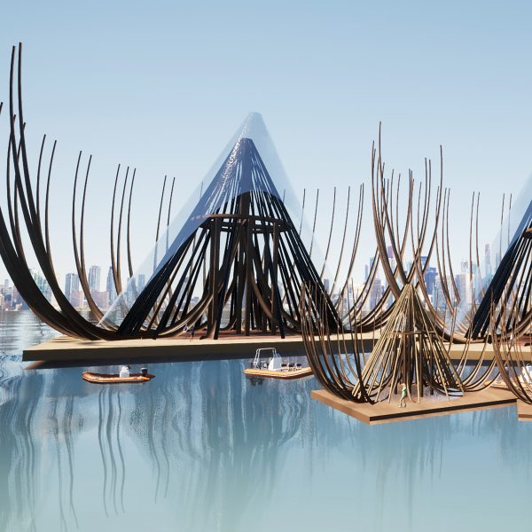 an architectural visualisation of a building
