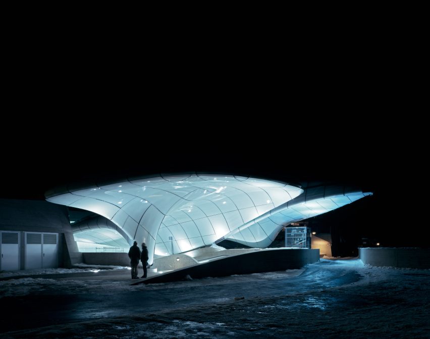Nordpark Railway Stations by Zaha Hadid