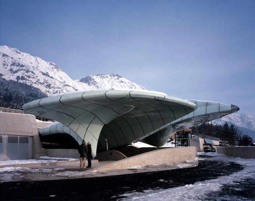 Nordpark Railway Stations by Zaha Hadid
