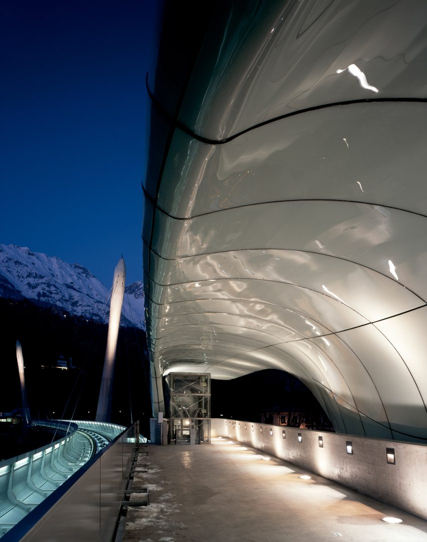 Nordpark Railway Stations by Zaha Hadid