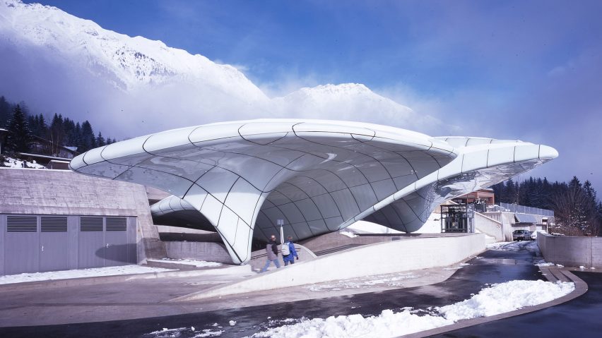 Nordpark Railway Stations by Zaha Hadid