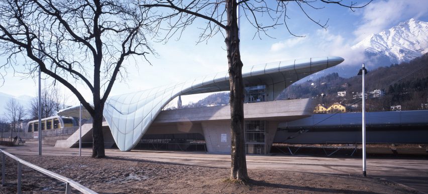 Nordpark Railway Stations by Zaha Hadid