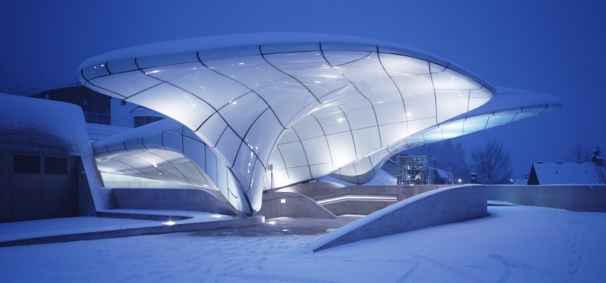 Nordpark Railway Stations by Zaha Hadid