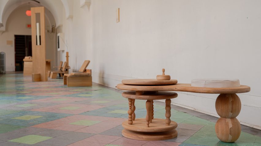 Montreal convent pew furniture