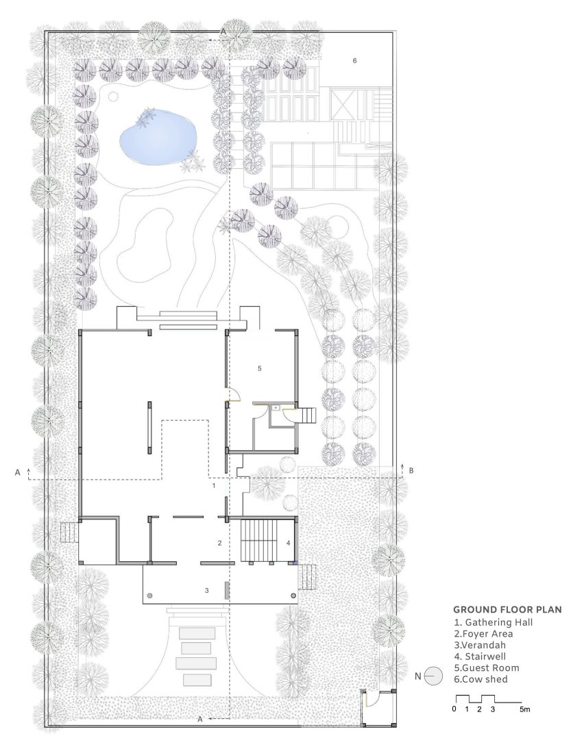 Plan of The House of Quiet Raga by Otlo Studio