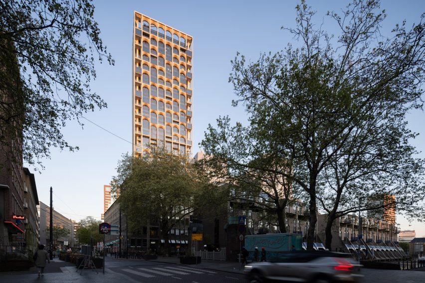 Post skyscraper by ODA
