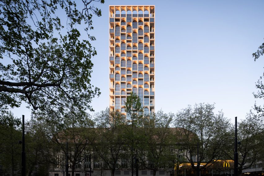 Post skyscraper by ODA