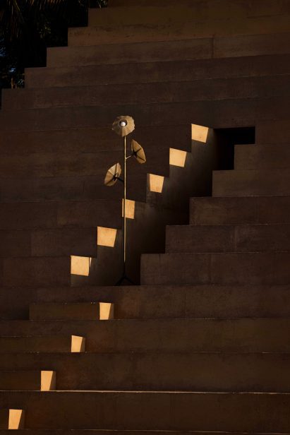 Federico Stefanovich's Salina floor lamp at Casa Puertecito