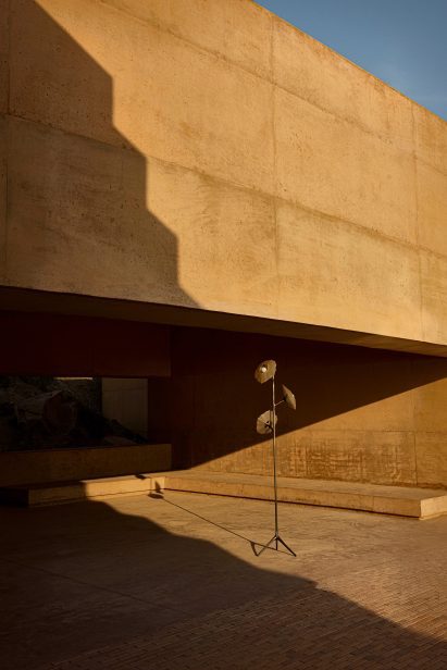Federico Stefanovich's Salina floor lamp at Casa Puertecito