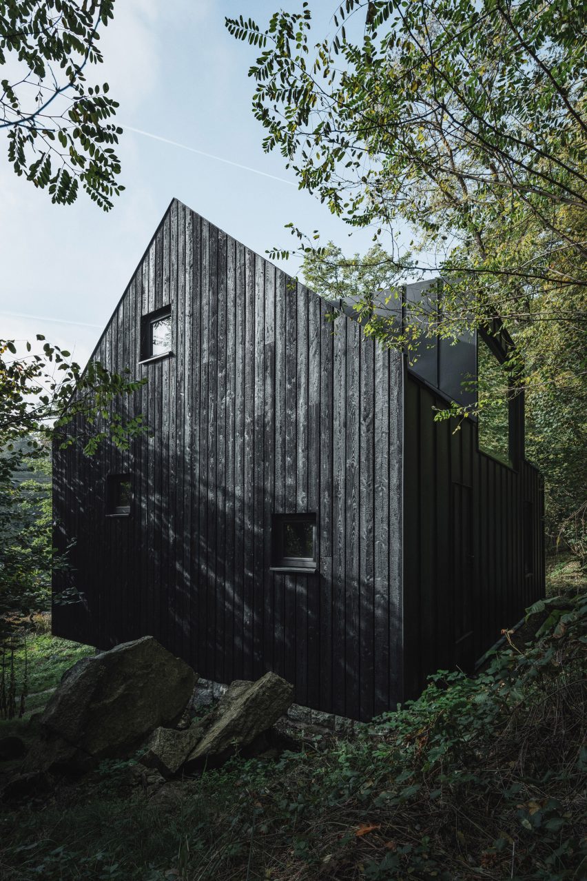 River, Rock, Fire by Mimosa Architects in the Czech Republic