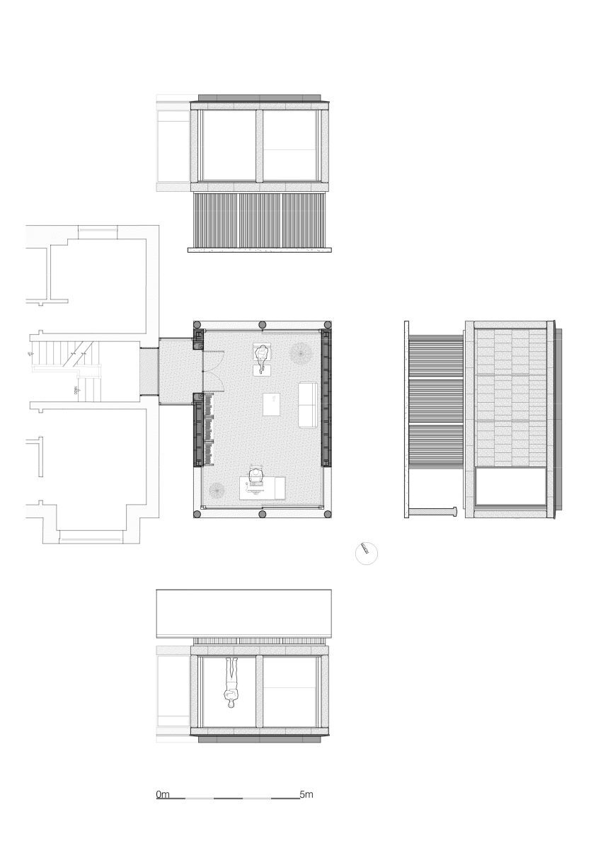Plan of Park Pavilion by Scullion Architects