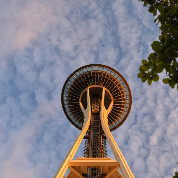 Space needle by Seattle space