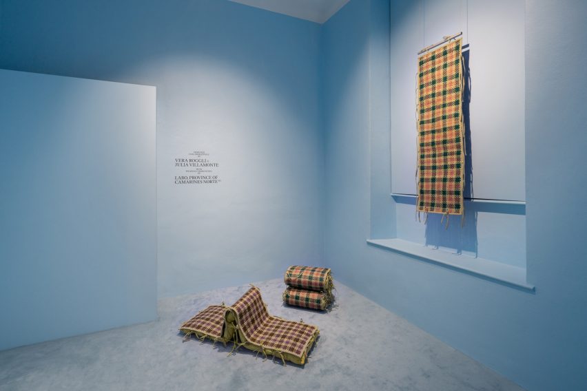 Woven mat and wall hanging