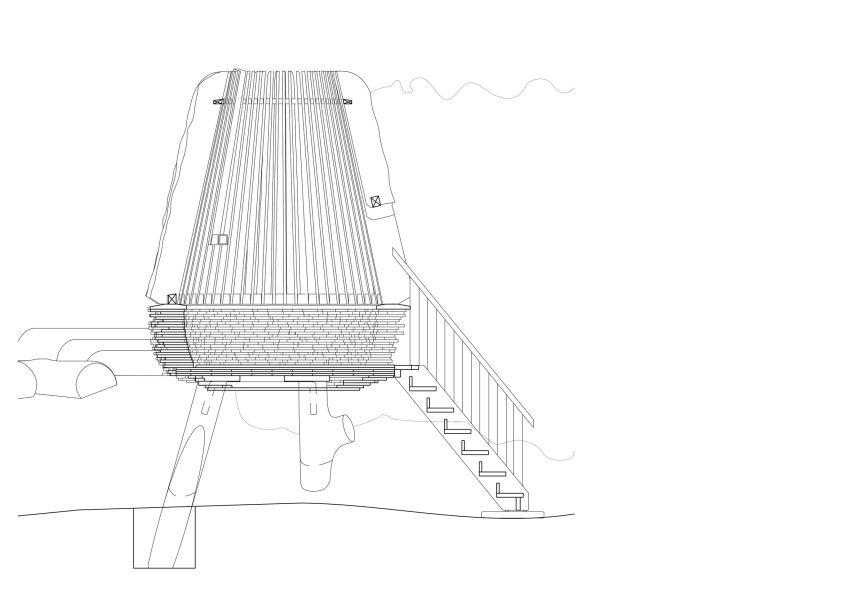 Section of Silk Wood Playscape at Westonbirt Arboretum by Pearce+, Invisible Studio and Lean Structures