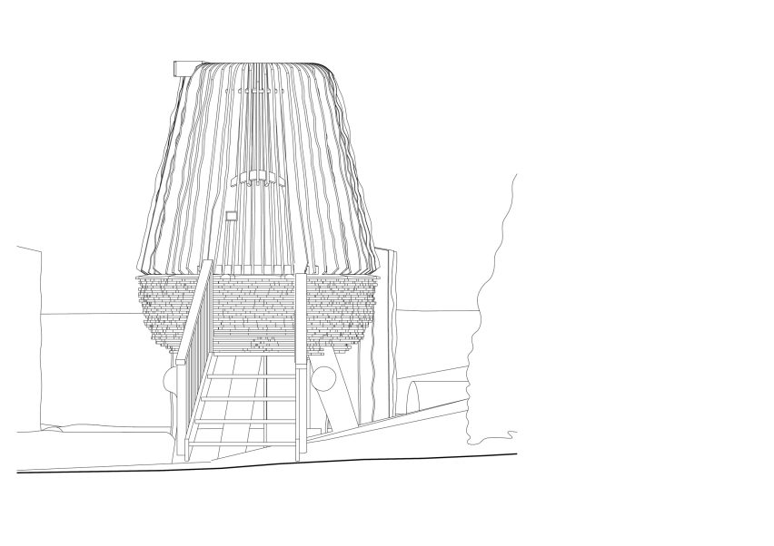 Section of Silk Wood Playscape at Westonbirt Arboretum by Pearce+, Invisible Studio and Lean Structures