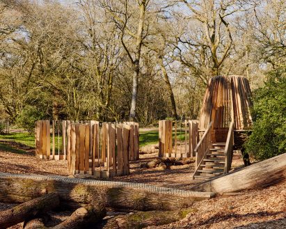 Silk Wood Playscape at Westonbirt Arboretum by Pearce+, Invisible Studio and Lean Structures