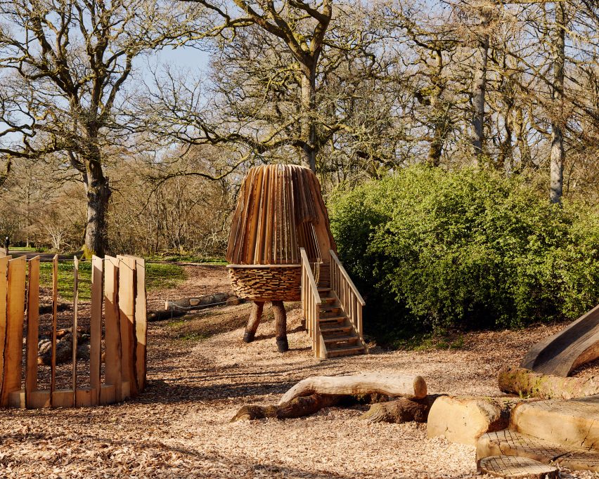 Silk Wood Playscape at Westonbirt Arboretum by Pearce+, Invisible Studio and Lean Structures