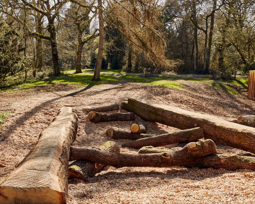 Silk Wood Playscape at Westonbirt Arboretum by Pearce+, Invisible Studio and Lean Structures